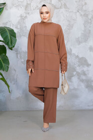 Modest Chocolate Dual Suit 65883CK 