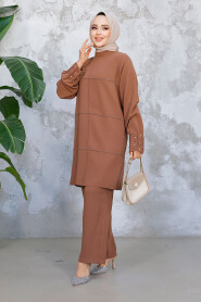 Modest Chocolate Dual Suit 65883CK - 3