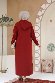 Modest Claret Red Coat 72231BR - 3