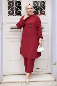 Modest Claret Red Dual Suit 52631BR - 2