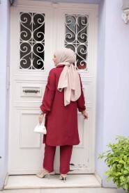 Modest Claret Red Dual Suit 52631BR - 3