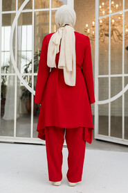 Modest Claret Red Dual Suit 65875BR - 4