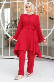 Modest Claret Red Dual Suit 65875BR - 3