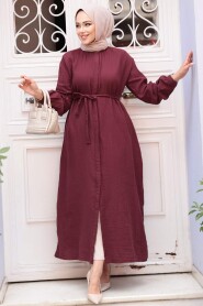 Modest Claret Red Tunic 19045BR - 3