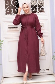 Modest Claret Red Tunic 19045BR - 4