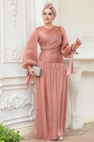 Modest Copper Evening Dress 53631BKR - 2