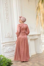 Modest Copper Evening Dress 53631BKR - 6