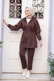 Modest Dark Brown Dual Suit 12271KKH - 2