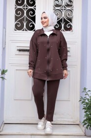 Modest Dark Brown Dual Suit 12401KKH - 1