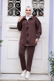 Modest Dark Brown Dual Suit 12401KKH - 2