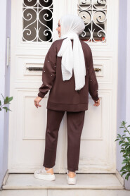 Modest Dark Brown Dual Suit 12401KKH - 3