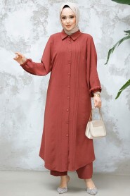  Modest Dark Dusty Rose Dual Suit 10891KGK - 2