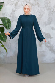 Modest Dark Green Plus Size Abaya 29125KY - 2
