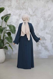 Modest Dark Green Plus Size Abaya 29125KY - 5