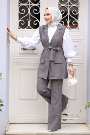 Modest Dark Grey Dual Suit 12551KGR 