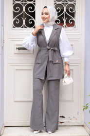 Modest Dark Grey Dual Suit 12551KGR - 3