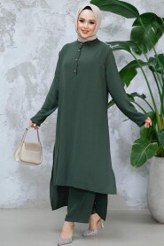 Modest Dark Khaki Dual Suit 10102KHK 