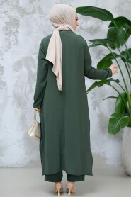 Modest Dark Khaki Dual Suit 10102KHK - 4