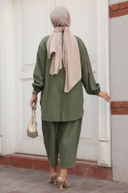 Modest Dark Khaki Dual Suit 14230KHK - 4