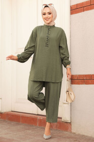 Modest Dark Khaki Dual Suit 14230KHK - 2