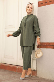 Modest Dark Khaki Dual Suit 14230KHK - 1