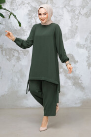 Modest Dark Khaki Dual Suit 65876KHK - 1