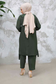 Modest Dark Khaki Dual Suit 65876KHK - 4