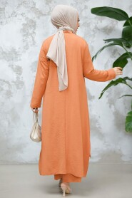 Modest Dark Salmon Pink Dual Suit 10102KSMN - 4