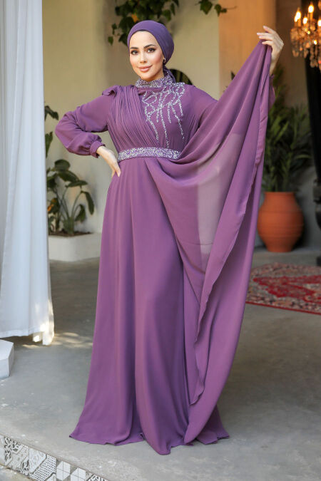 Modest Dusty Rose Bridesmaid Dress 25885GK - Neva-style.com