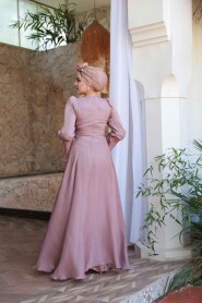 Modest Dusty Rose Bridesmaid Dress 4986GK - 5