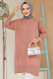 Modest Dusty Rose Knitwear Jumper Top 17203GK 