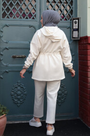 Modest Ecru Dual Suit 12271E - 3