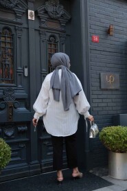 Modest Ecru Top 101016E - 4