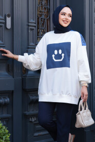 Modest Ecru Top 20623E - 2