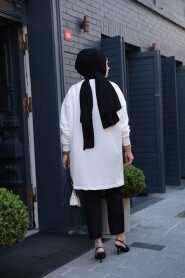 Modest Ecru Tunic 10634E - 3