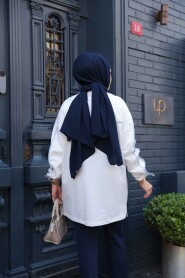 Modest Ecru Tunic 10640E - 6