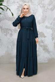 Modest Emerald Green Abaya Dubai 80781ZY - 2