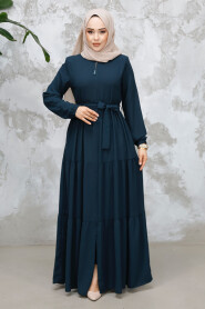 Modest Emerald Green Abaya Dubai 80781ZY - 3