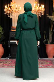 Modest Emerald Green Abaya For Women 62601ZY - 3