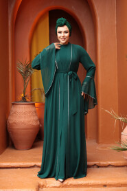 Modest Emerald Green Bridesmaid Dress 25905ZY - 3