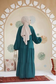 Modest Emerald Green Dress For Women 20612ZY - 4