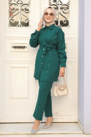 Modest Emerald Green Dual Suit 104008ZY - 2