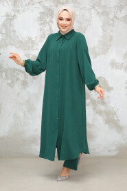 Modest Emerald Green Dual Suit 10891ZY - 1