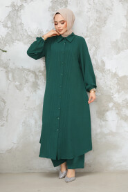 Modest Emerald Green Dual Suit 10891ZY - 3