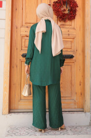 Modest Emerald Green Dual Suit 12502ZY - 2