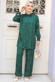 Modest Emerald Green Dual Suit 12504ZY - 3