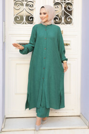Modest Emerald Green Dual Suit 19017ZY - 1