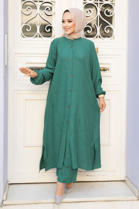 Modest Emerald Green Dual Suit 19017ZY - NEVA STYLE