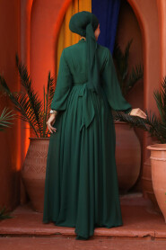 Modest Emerald Green Evening Dress 25888ZY - 3