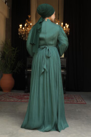 Modest Emerald Green Evening Dress 25890ZY - 4